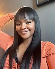 Human hair wigs with bangs: A versatile look for everyone.