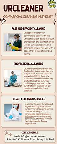 Trained Cleaning Professionals At UrCleaner