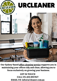 Urcleaner Offers Professional As Well As Cost-Effective Office Cleaning Services.