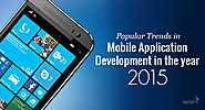 Popular Mobile Application Development Trends in 2015