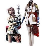 Final Fantasy Costumes, Final Fantasy XIII Lightning Cosplay Costume -- CosplaySuperDeal.com