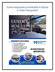 Come Acquistare un Immobile in Grecia in Tutta Tranquillità by Milestone Invest