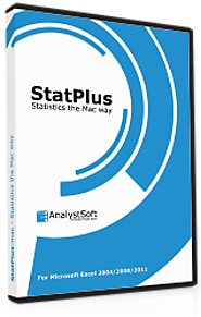 Free Analysis Toolpak Replacement | AnalystSoft | StatPlus:mac | StatPlus | BioStat | StatFi