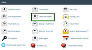 How to set the Default Email Address in cPanel