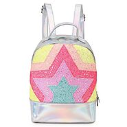 Star applique silver backpack - PulBag