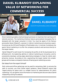 According to Daniel Klibanoff - what are the traits of a successful person?