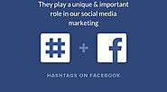 Ways to use hashtag in your Facebook: