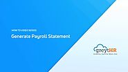 Generate Payroll Statement