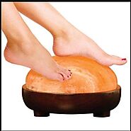 Is salt dome lamp or salt detox blocks good for foot sore?