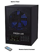 Air Purifier 5-in-1 Air Cleaning System with Uv-c, Ionizer, PCO Filtration, Ozone Power, and Odor Reduction Fresh Air