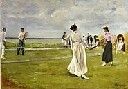 Tennis Game by the Sea by Max Liebermann - 1901 (German, 1847 – 1935)