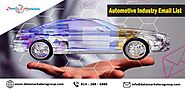Automotive Industry Email List | Automotive Industry Mailing List