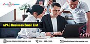 APAC Business Mailing List | APAC Business Email List