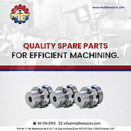 CNC machined spare parts from Middle East.