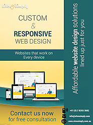 Custom and responsive Web DesignCustom a...