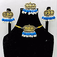 Pearls and Beads Ethnic Jewelry Set – Vintarust