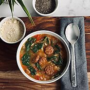 Get A Healthy Vegetarian Meal Of Greens, Beans & Orzo Soup