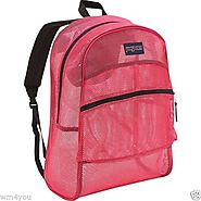 JanSport Mesh Backpack (Majestic Pink) - Backpacks n BagsBackpacks n Bags