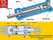 Single and Double Acting Hydraulic Cylinders Produced By Hydraulic Cylinders
