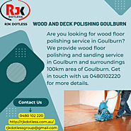 Wood and Deck Polishing Goulburn