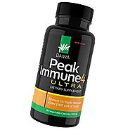 Daiwa Peak Immune 4 Natural Immune System Booster with RBAC Rice Bran and Mycelia Extract from Shiitake Mushrooms - U...