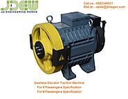 Gearless Elevator Traction Machine - J.D. Engineering Works