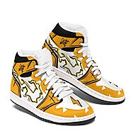 Zenitsu Shoes Custom Sneakers New 2022 | Demon Slayer Clothing