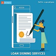 Loan signing services