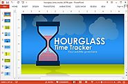 Animated Hour Glass Time Tracker PowerPoint Template | PowerPoint Presentation