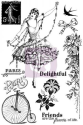 My Crafty Heart: *New* Divine Set of Cling mounted rubber stamps by Prima £6.60