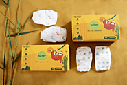 Buy 100% Organic Bamboo Diapers, Wipes & Coconut Baby Products in India