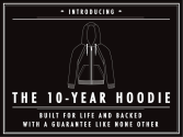 THE 10-YEAR HOODIE: Built for Life, Backed for a Decade!
