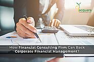 How Financial Consulting Firm Can Back Corporate Financial Management?