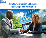 Employment Screening Services For Background Verification