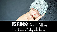 15 Free Crochet Patterns for Newborn Photography Props