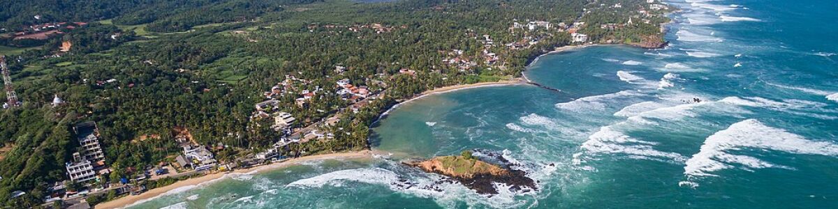 Headline for 5 Best Things to Do in Mirissa for A Thrilling Vacation – The beach, sand and the coconut trees