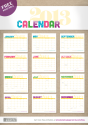 {free printable} 2013 Monthly Calendar | Blog | Botanical PaperWorks