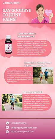 I Run Oil - Ayurvedic Oil for Joint Pain