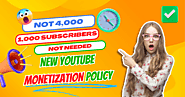 New Youtube monetization policy