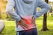 1) Lower back pain due to muscle spasms