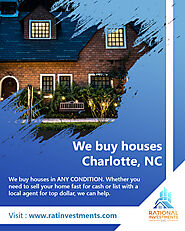 We Buy Houses In Charlotte, NC | Quick Closing In Under 30 Days