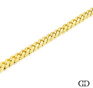Buy Solid 14K Gold And Diamond Chain Online