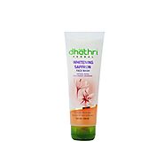 Website at https://www.dhathriayurveda.in/shop/skin-care/face-wash/whitening-saffron-face-wash/