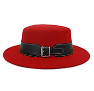 Best Women's Flat Top Fedora Hats Online - Scarves & Fedoras