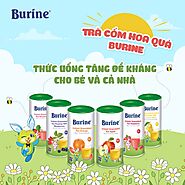 Hướng dẫn sử dụng trà cốm hoa quả Burine cho cả gia đình