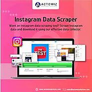 Instagram Data Scraping Services | Scrape Instagram Data | Instagram Scraper