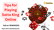 Some Important Tips Before Playing Satta King Online