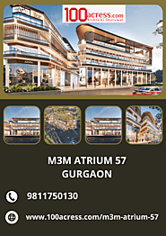 M3M Atrium 57, Luxury Commercial Space Sector 57 Gurgaon