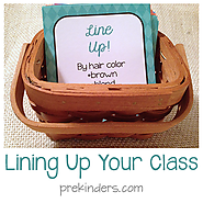 Ideas for Lining Up Your Class - PreKinders