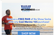 Free merino socks with merino tee